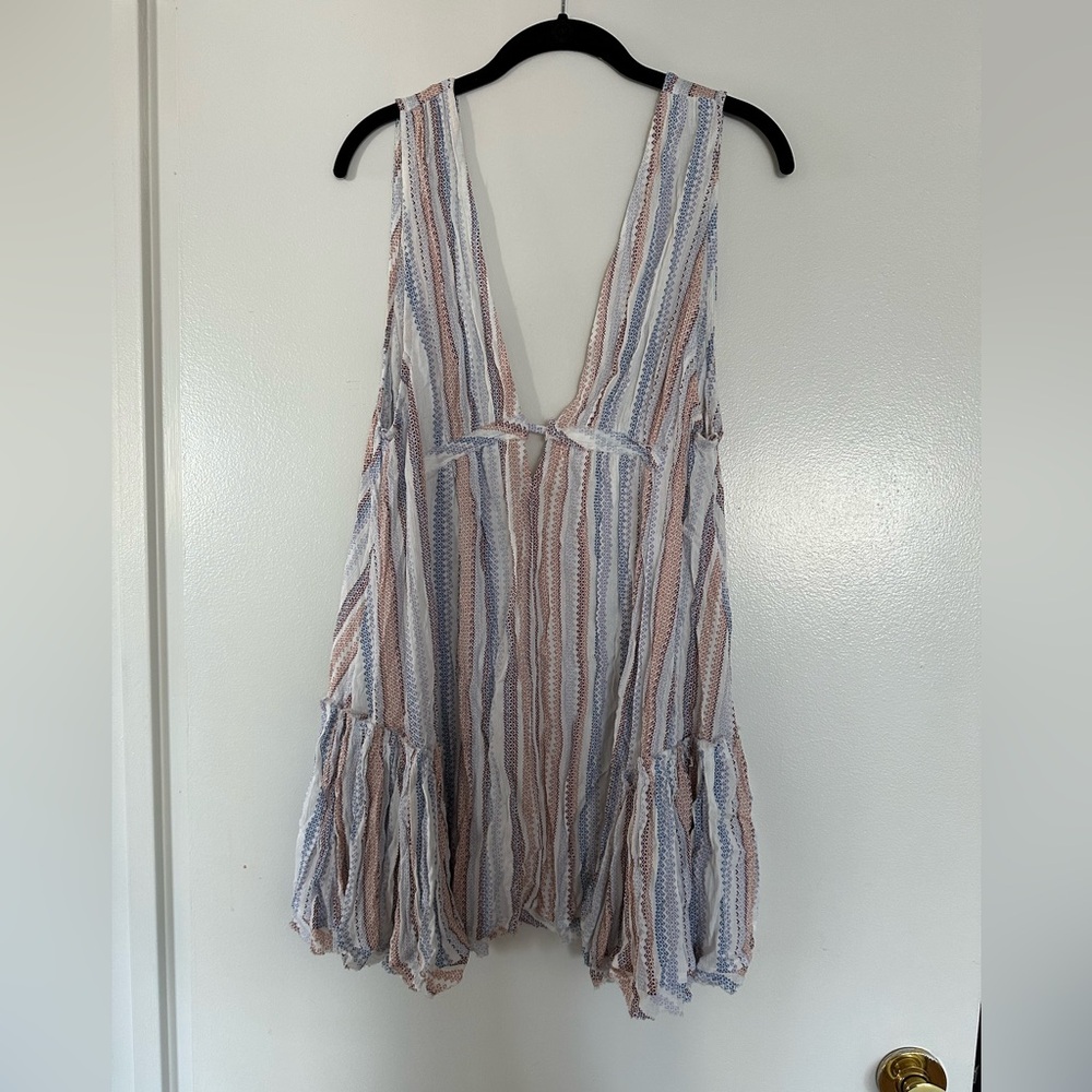 Cotton Candy Multicolor Striped Mini Dress